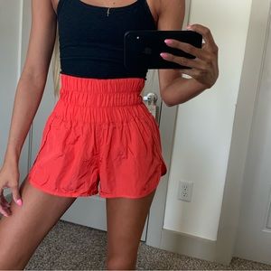 Free People Movement The Way Home Shorts Scarlet XS